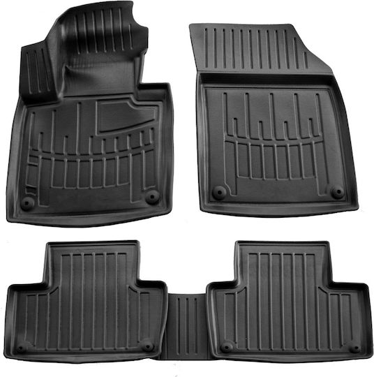 Umbrella Σετ Μπροστινά και Πίσω Πατάκια 4τμχ για Volvo XC 90 2014+ Μαύρα