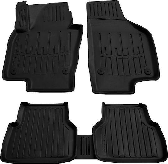 Umbrella Set Covorașe Față și Spate 4buc din Furtun pentru Volkswagen Tiguan 2007-2015 Negre