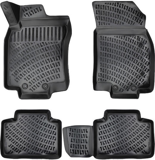 Umbrella Set Covorașe Față și Spate 4buc din Furtun pentru Nissan X-Trail 2013-2021 Negre