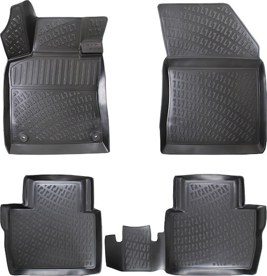 Umbrella Set Covorașe Față și Spate 4buc din Furtun pentru Peugeot 508 2018+ Negre