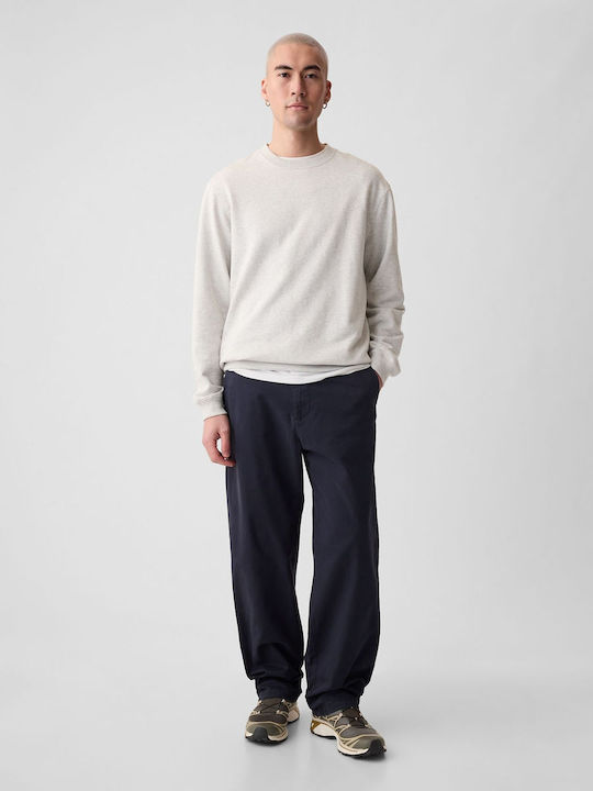 GAP Modern Khakis Ανδρικό Παντελόνι σε Baggy Γραμμή Navy