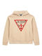 Guess Kinder Sweatshirt mit Kapuze Gold