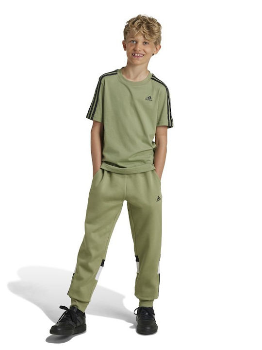 Adidas Kids Sweatpants Khaki