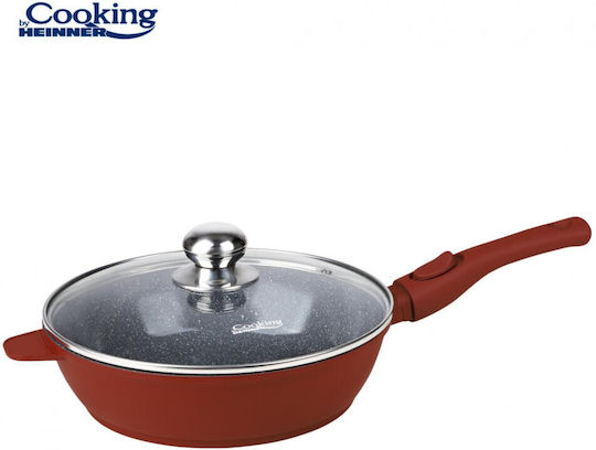 Heinner Calabria Pan Made of Cast Aluminum with Lid with Ceramic Coating 26cm
