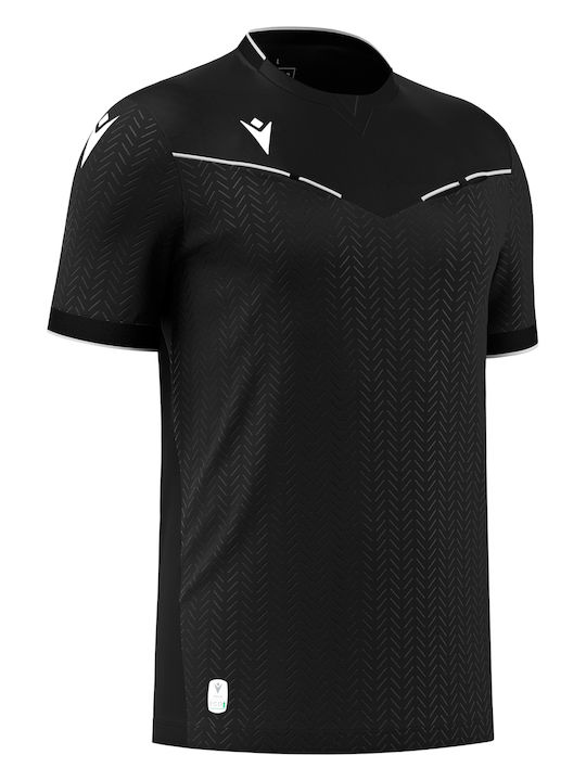 Ponnet Eco Short-Sleeve Referee Jersey Black