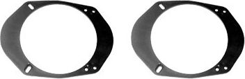 Car Speaker Adapter Rings Code 20.418 Ford Fusion 2002-2012 Front Rear 165mm