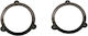 Car Speaker Adapter Rings Code 20.535 Renault Megane 3 2008-2014 Front Rear 130mm