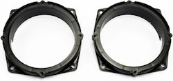 Car Speaker Adapter Rings Code 20.534 Mitsubishi Colt 2002-2013 Front Rear 130mm