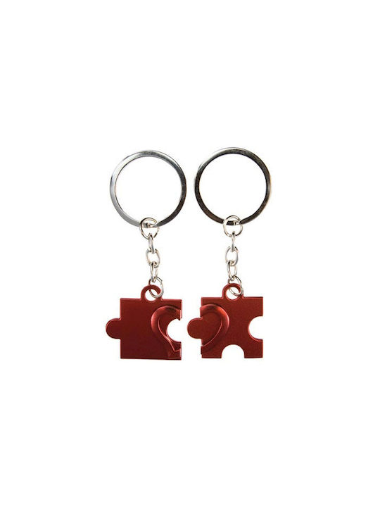 Basi Keychain Metallic Red