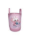 Dimcol Kinder Aufbewahrungskorb aus Stoff Rosa 50x30x45cm 1Stück