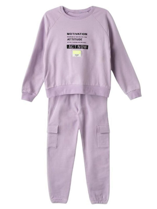 Evita Kinder Sweatpants Set - Jogginganzug Purp...