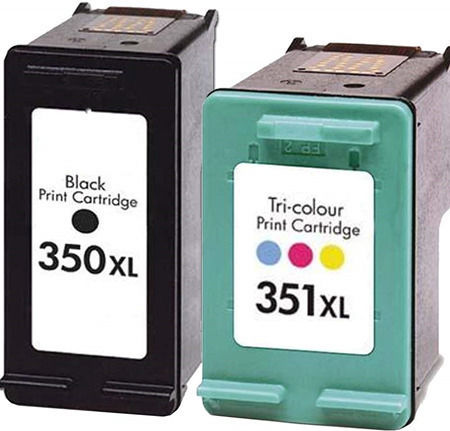 Kompatibles Tintenstrahldrucker-Tintenpatronen-Paket HP 350XL & 351XL Mehrfachpack Multi (Farbe) / Schwarz 2Stück