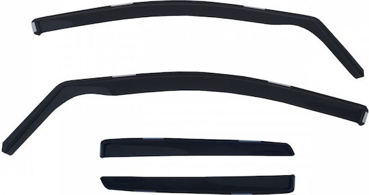 Cedauto Set deflectoare de vânt pentru Renault Megane / Rapid Skoda Rapid 2008-2015 4buc