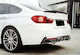 Cedauto Spoiler Auto Rückseite Kompatibel mit Renault Coupé Mini Cabrio BMW Serie 4 / F32 / M4 Hyundai Coupé 2014-2020