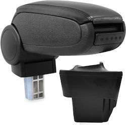 Car Armrest Opel Astra H 2004-2010 Black Faux Leather