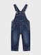 Kinder Latzhose Jeans Dunkles Denim