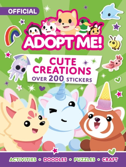 Adopt Me Cute Creations Sticker Book Harpercollins Publishers Paperback Softback