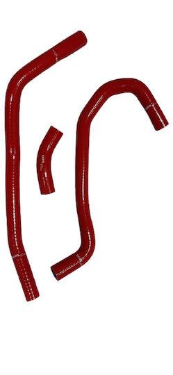 Σετ Κολαρα Σιλικονης Honda Crf250 Crf250x Crf250r 2004-2009 Κοκκινο