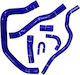 Kit furtunuri siliconice Yamaha YZF-R1 2007-2008 Albastru