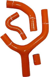 Комплект силиконови маркучи KTM EXC-R EXC XC-W 450 2007-2010 Оранжев