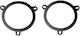 Car Speaker Adapter Rings Code 20.433 Opel Tigra A 1994-2000 Rear 130mm