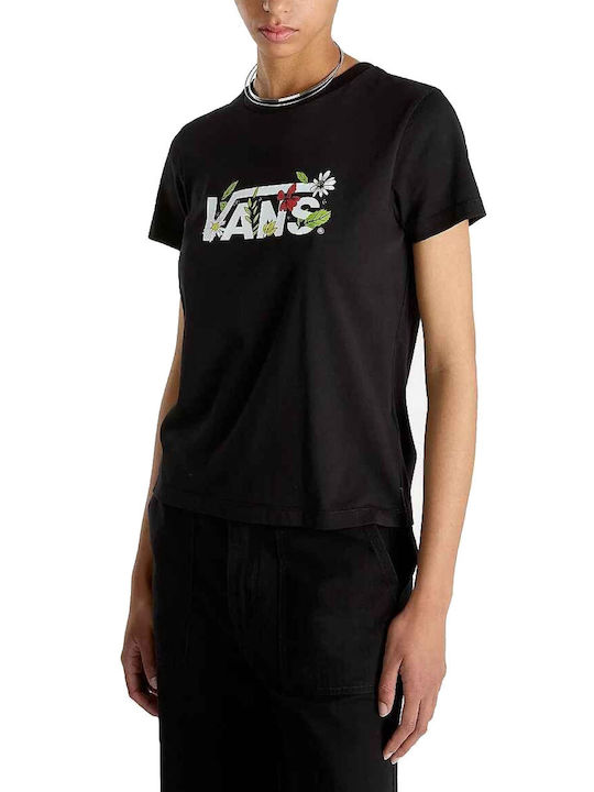 Vans Γυναικείο T-shirt Μαύρο