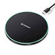Techsuit Wireless Charger (Qi Pad) 15W Blacks (CHWR031)