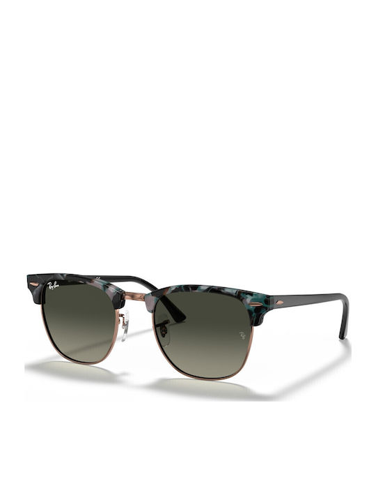 Ray Ban Clubmaster Unisex Γυαλιά Ηλίου με Καφέ ...