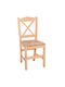 Cafe Wooden Chair Beige 41x40x91cm