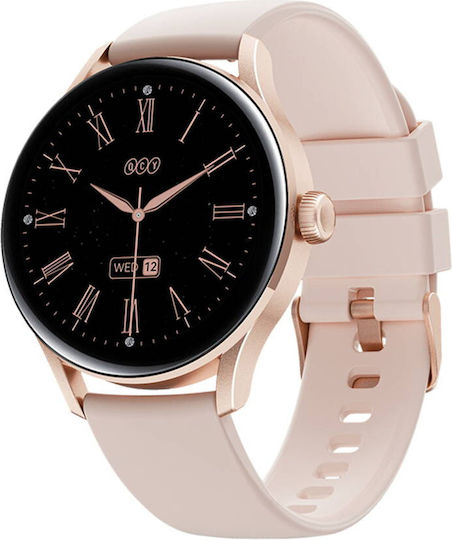 QCY Elite S11 Smartwatch с Пулсометър (Розово Злато - Small)