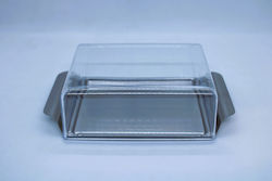 Stainless Steel Butter Dish 15x9 cm Linea Silit