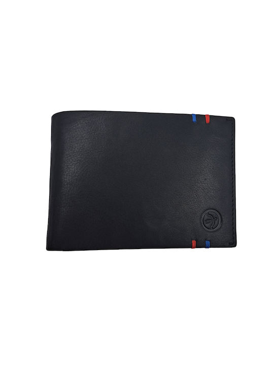 Daston Men's Leather Wallet with RFID Black