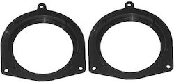 Lautsprecher-Adapterringe Code 20.468 Toyota Avensis 2 2003-2009 vorne hinten 130mm Lautsprecher-Adapterringe Code 20.468 Toyota Avensis 2 2003-2009 vorne hinten 130mm