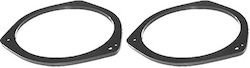Car Speaker Adapter Rings Code 20.477 Honda Civic 7 2001-2005 Rear 158mm