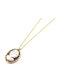 Women's Gold Necklace Metrongold K14 Cameo Code 101274