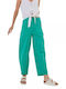 Namaste Women's Fabric Trousers Green