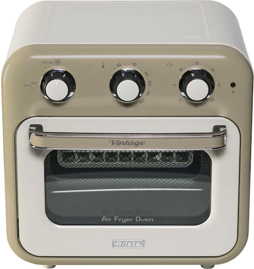 Ariete Vintage Mini Ηλεκτρικό Φουρνάκι 16lt Χωρίς Εστίες Μπεζ
