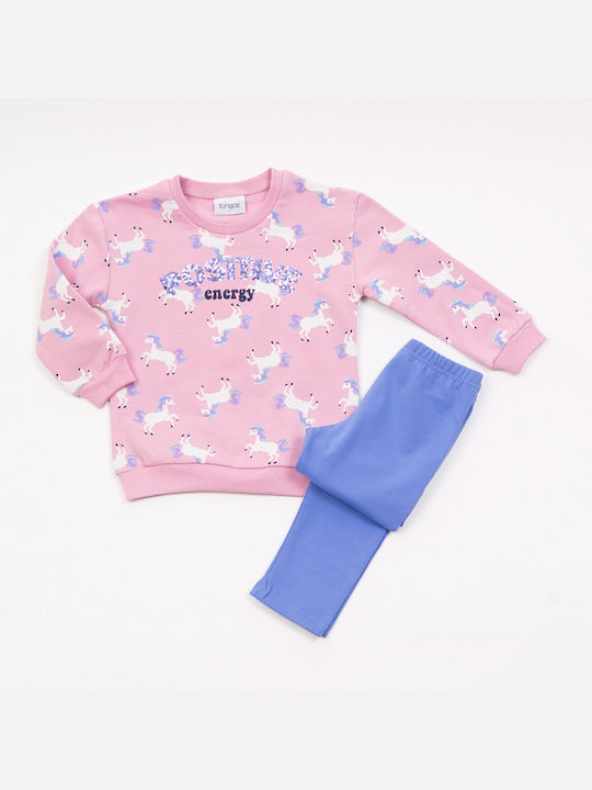 Trax Kids Set with Leggings Winter 2pcs Pink