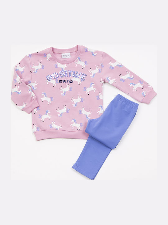 Trax Kids Set with Pink Leggings 2 Pieces
