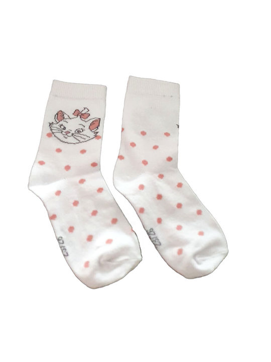 Disney Kids' Socks White