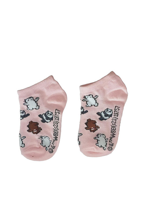 Disney Kids' Ankle Socks Pink