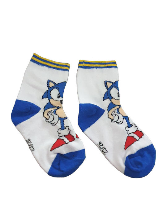 Disney Παιδικές Κάλτσες Sonic White