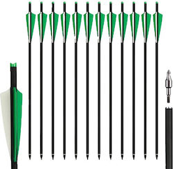 Carbon Arrows Mixed Carbon Material Removable Arrowhead 12pcs Arc