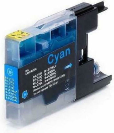 Lc1280 Συμβατό Μελάνι Εκτυπωτή InkJet Brother LC1280 (LC40XL/LC1240/LC450/LC17/LC77/LC79) Κυανό 1τμχ