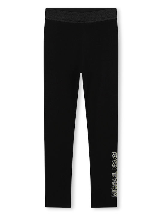 Michael Kors Leggings pentru Copii Lung Negru