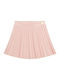 Kids' Leather Pleated Skirt Gold