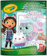 Crayola Gabbys Dollhouse Βιβλίο Ζωγραφικής Χρωμοσελίδων & Αυτοκόλλητα Gabby Dollhouse 04-7025