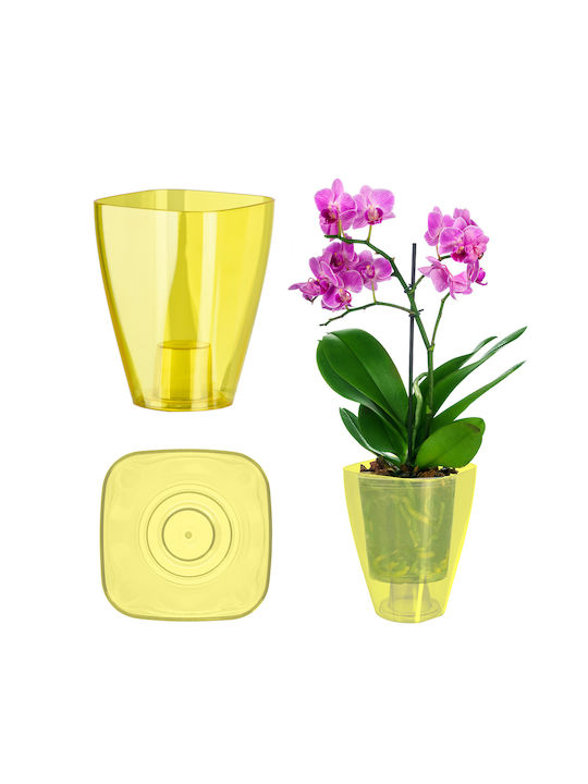 Kadax Flower Pot in Yellow Color 144365