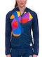 Women's Short Sports Jacket for Winter Dark Blue