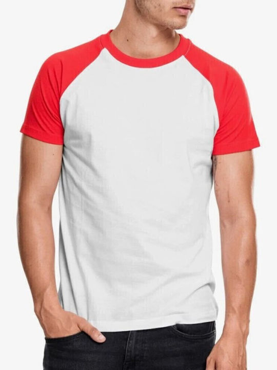 Urban Classics Contrast T-shirt White/red